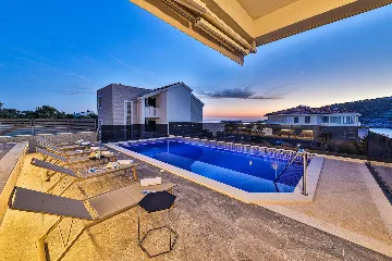 Contemporary Villa Retreat with Pool, Rogoznica