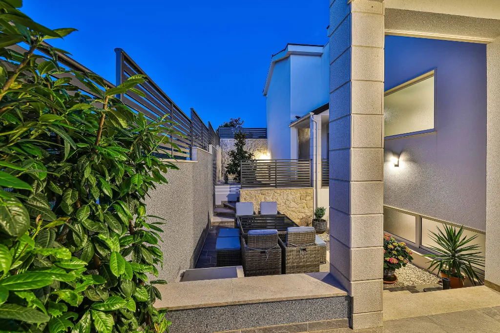 Contemporary Villa Retreat with Pool, Rogoznica