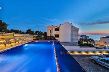Contemporary Villa Retreat with Pool, Rogoznica
