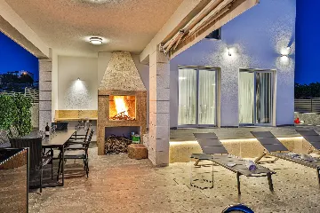 Contemporary Villa Retreat with Pool, Rogoznica