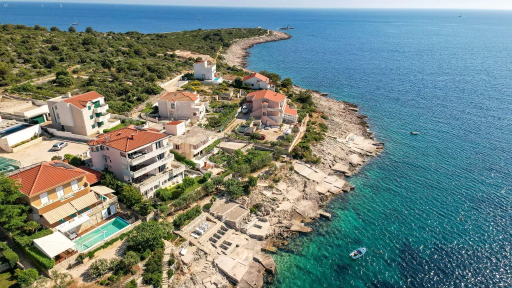 Contemporary Villa Retreat with Pool, Rogoznica