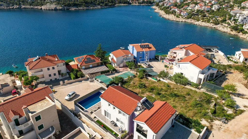 Contemporary Villa Retreat with Pool, Rogoznica