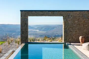 Hillside Retreat Villa with Pool, Groznjan