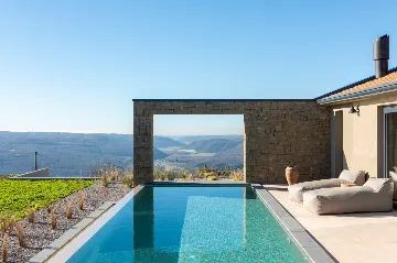 Hillside Retreat Villa with Pool, Groznjan