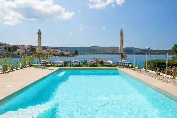 Seaside Villa with Pool in Šibenik