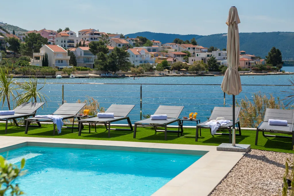 Seaside Villa with Pool in Šibenik