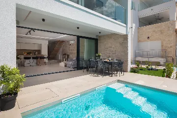 Seaside Villa with Pool in Šibenik