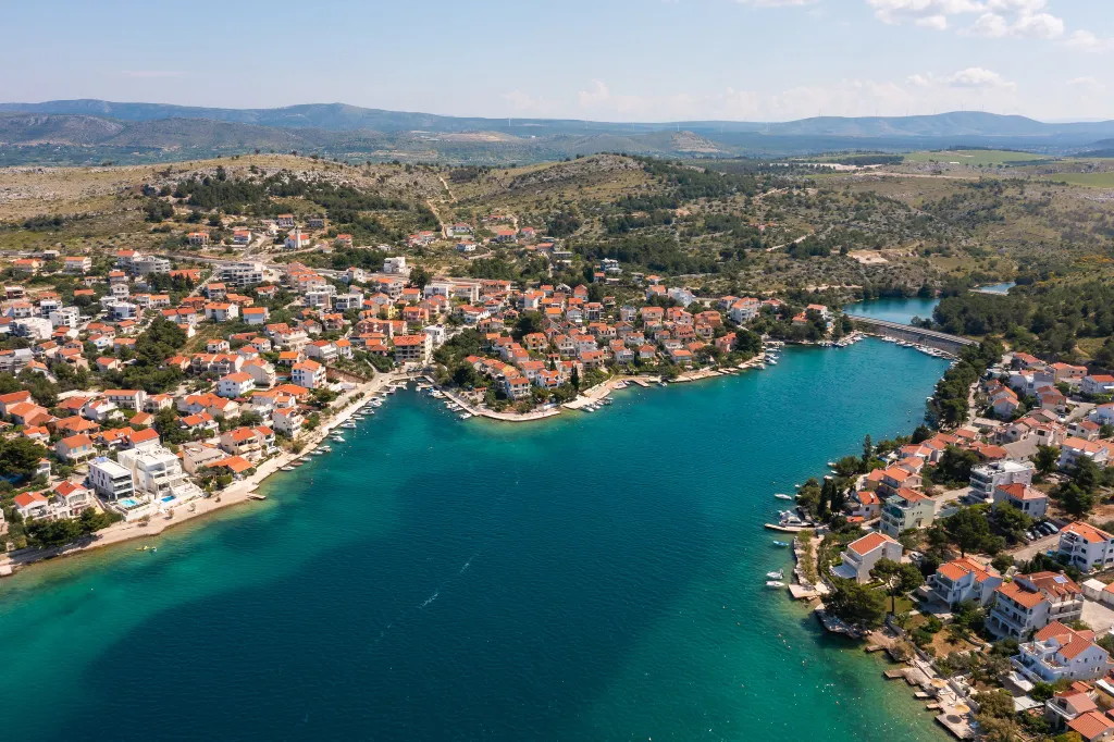Seaside Villa with Pool in Šibenik