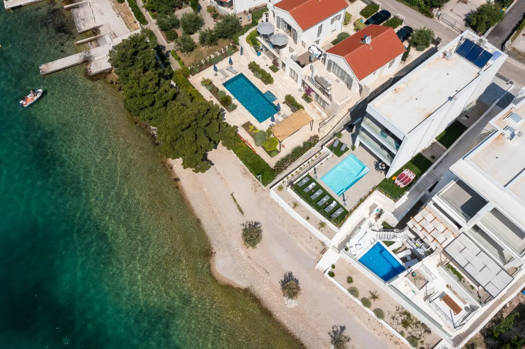 Seaside Villa with Pool in Šibenik
