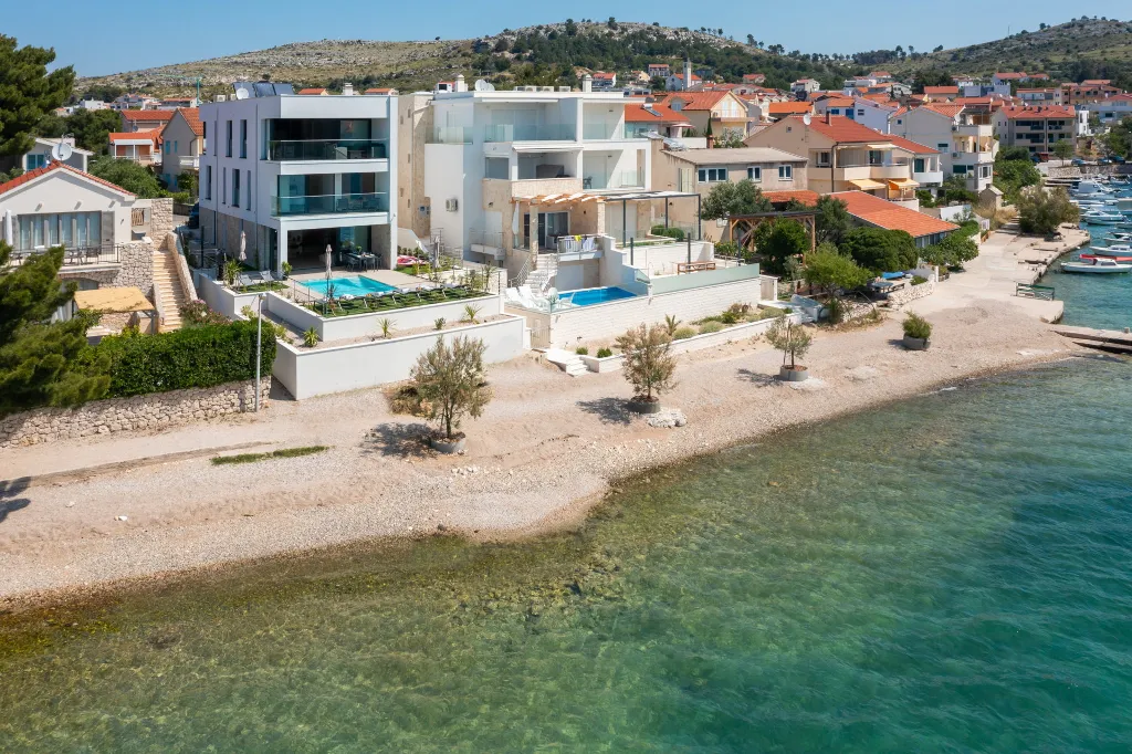 Seaside Villa with Pool in Šibenik