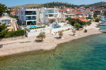 Seaside Villa with Pool in Šibenik
