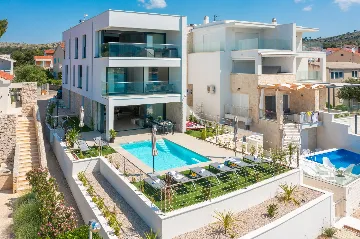 Seaside Villa with Pool in Šibenik