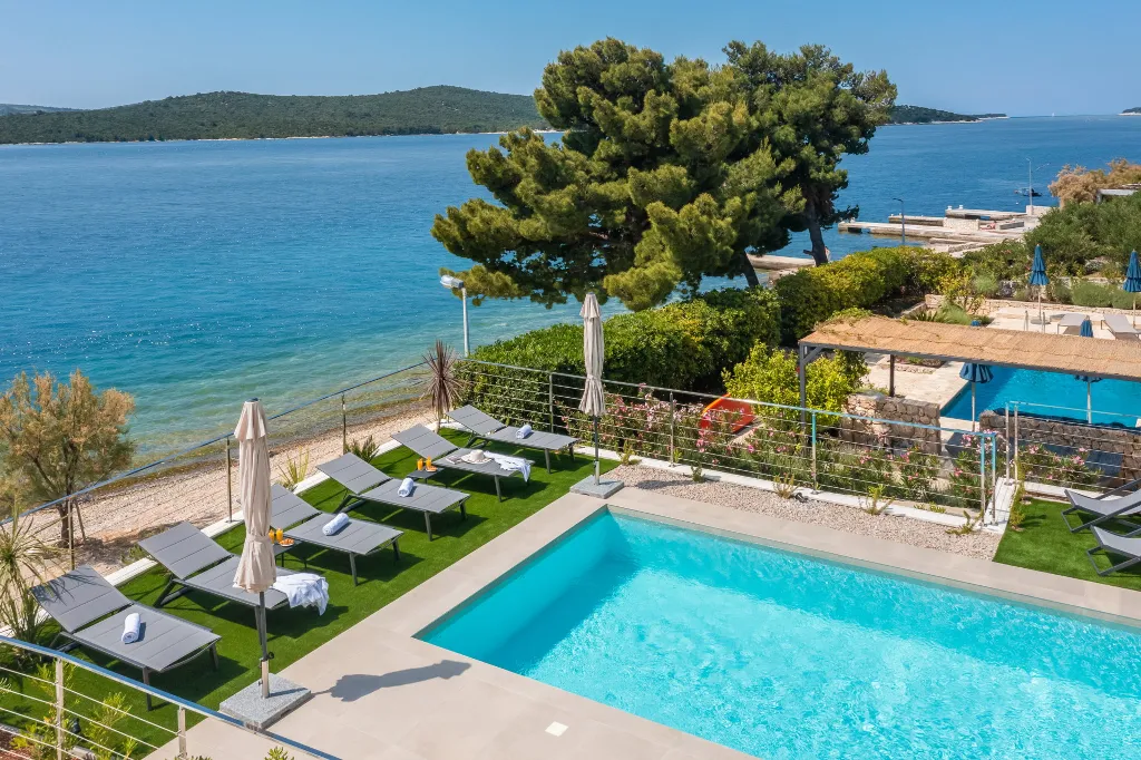 Seaside Villa with Pool in Šibenik