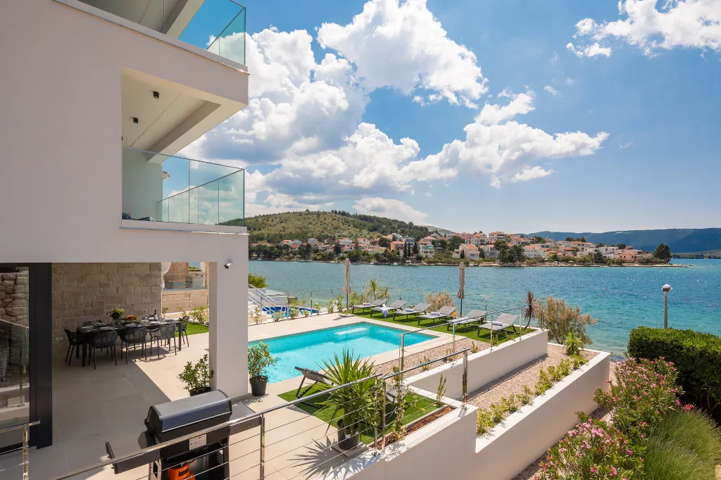 Seaside Villa with Pool in Šibenik