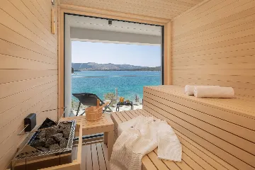 Seaside Villa with Pool in Šibenik