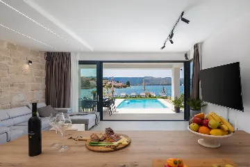Seaside Villa with Pool in Šibenik
