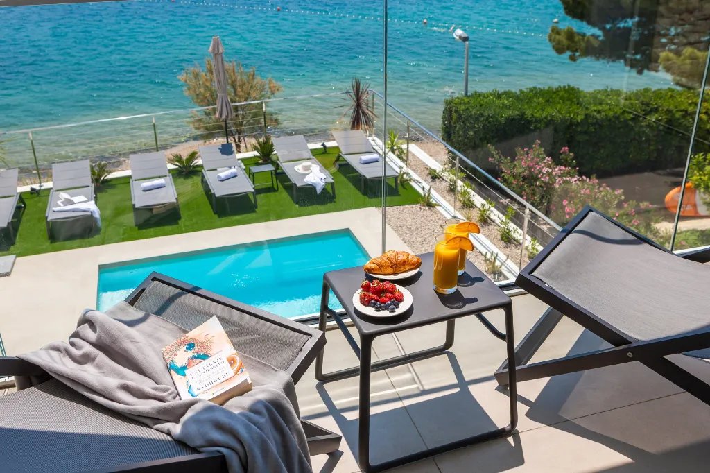 Seaside Villa with Pool in Šibenik
