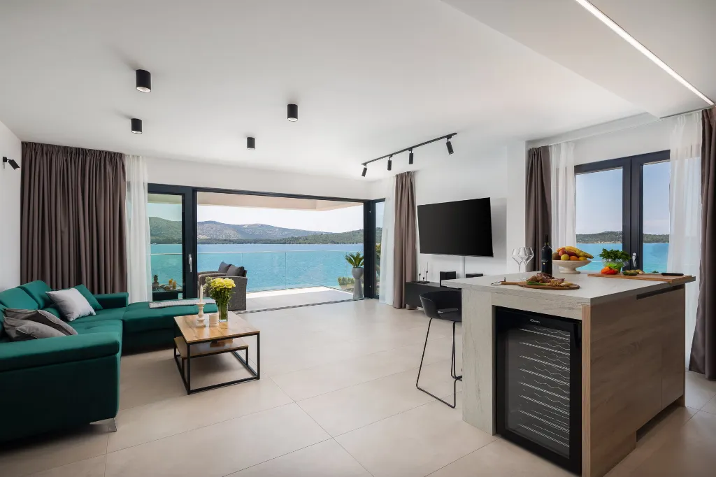 Seaside Villa with Pool in Šibenik