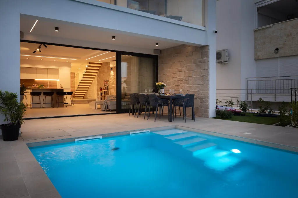 Seaside Villa with Pool in Šibenik