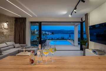Seaside Villa with Pool in Šibenik