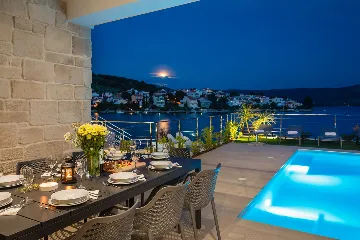Seaside Villa with Pool in Šibenik
