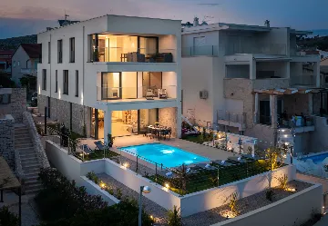 Seaside Villa with Pool in Šibenik