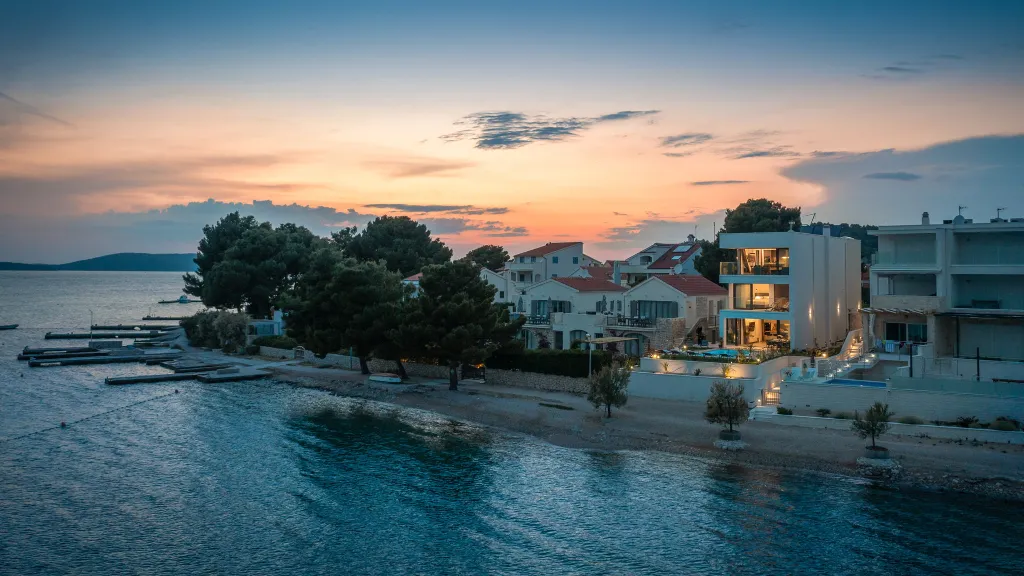 Seaside Villa with Pool in Šibenik
