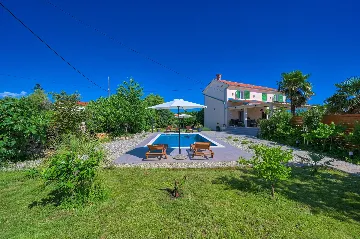 Modern Family Villa with Pool in Dobrinj