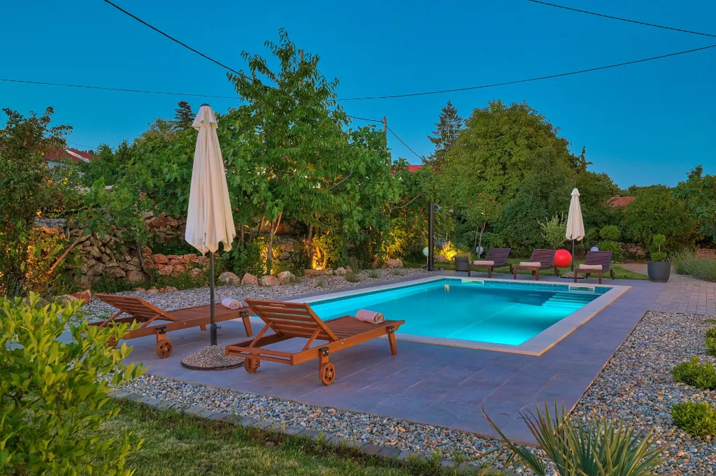 Modern Family Villa with Pool in Dobrinj
