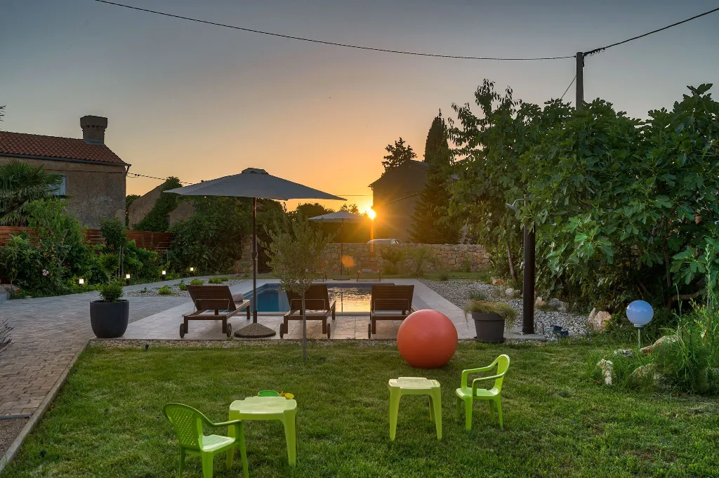 Modern Family Villa with Pool in Dobrinj