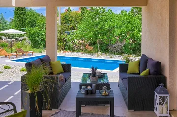 Modern Family Villa with Pool in Dobrinj