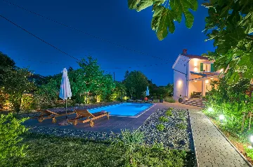Modern Family Villa with Pool in Dobrinj
