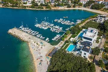 Contemporary Seafront Villa with Infinity Pool, Pula