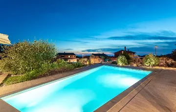 Contemporary Villa with Pool and Jacuzzi in Umag