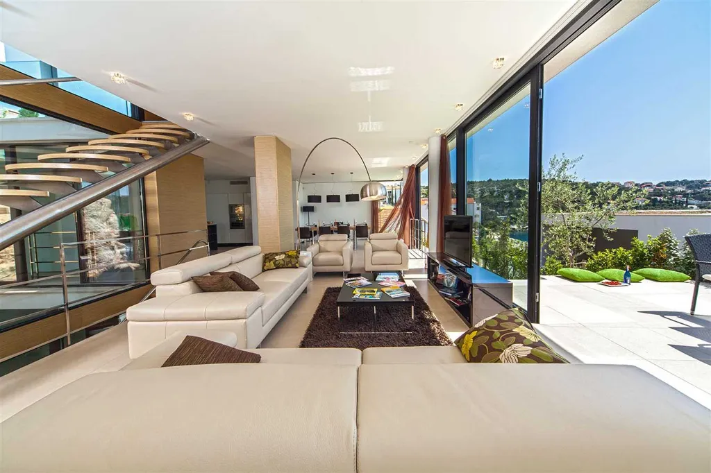 Contemporary Seaside Villa with Indoor Pool, Primošten