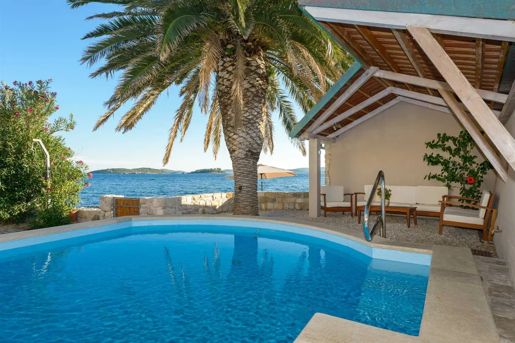 Seaside Stone Villa with Pool in Orebić