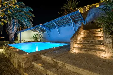 Seaside Stone Villa with Pool in Orebić