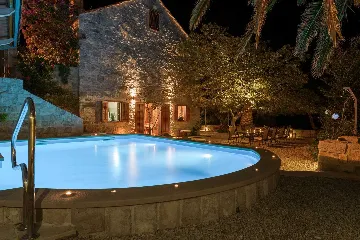Seaside Stone Villa with Pool in Orebić