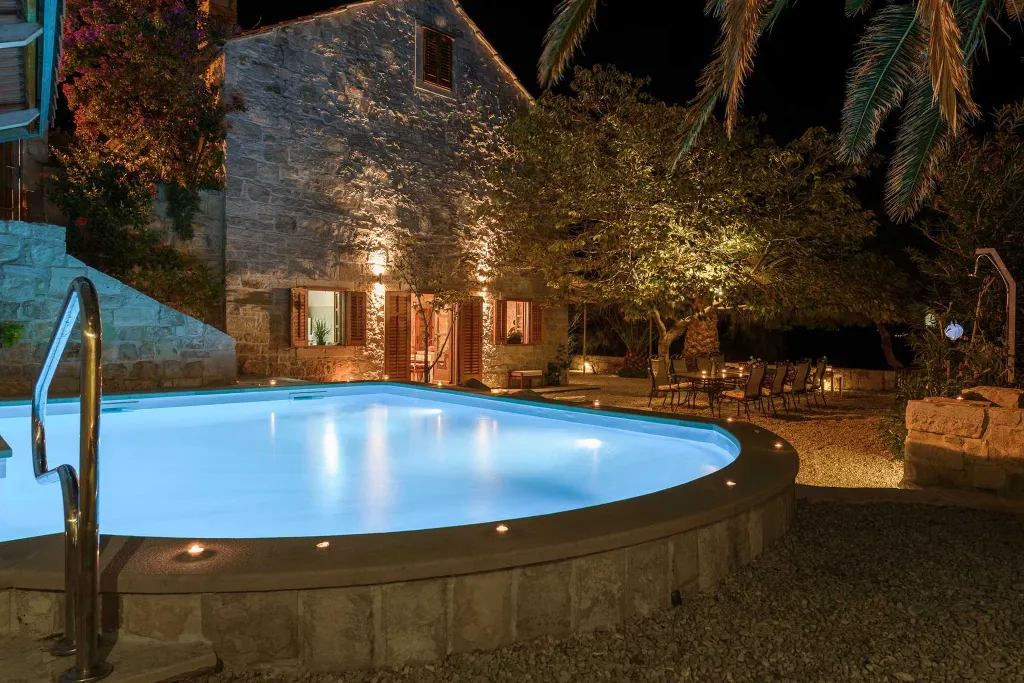 Seaside Stone Villa with Pool in Orebić