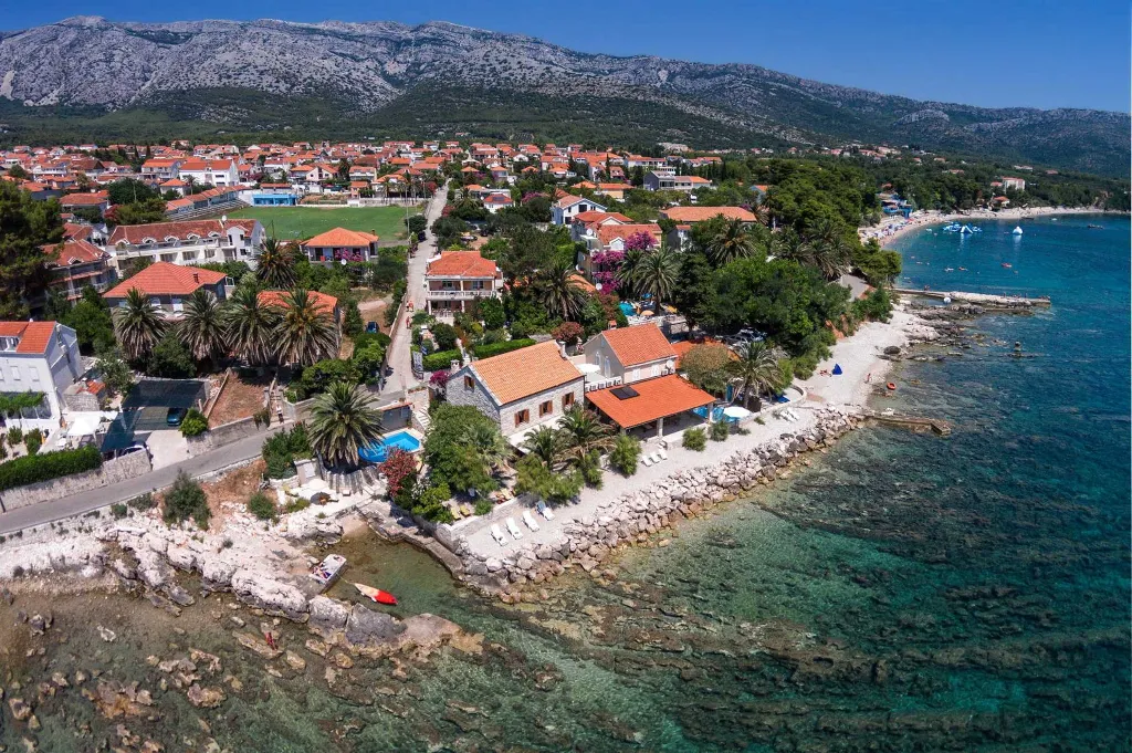 Seaside Stone Villa with Pool in Orebić