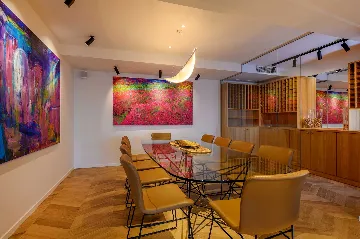 Seafront Stone Villa with Infinity Pool in Selca