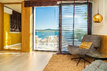 Beachfront Family Villa with Pool in Sukošan