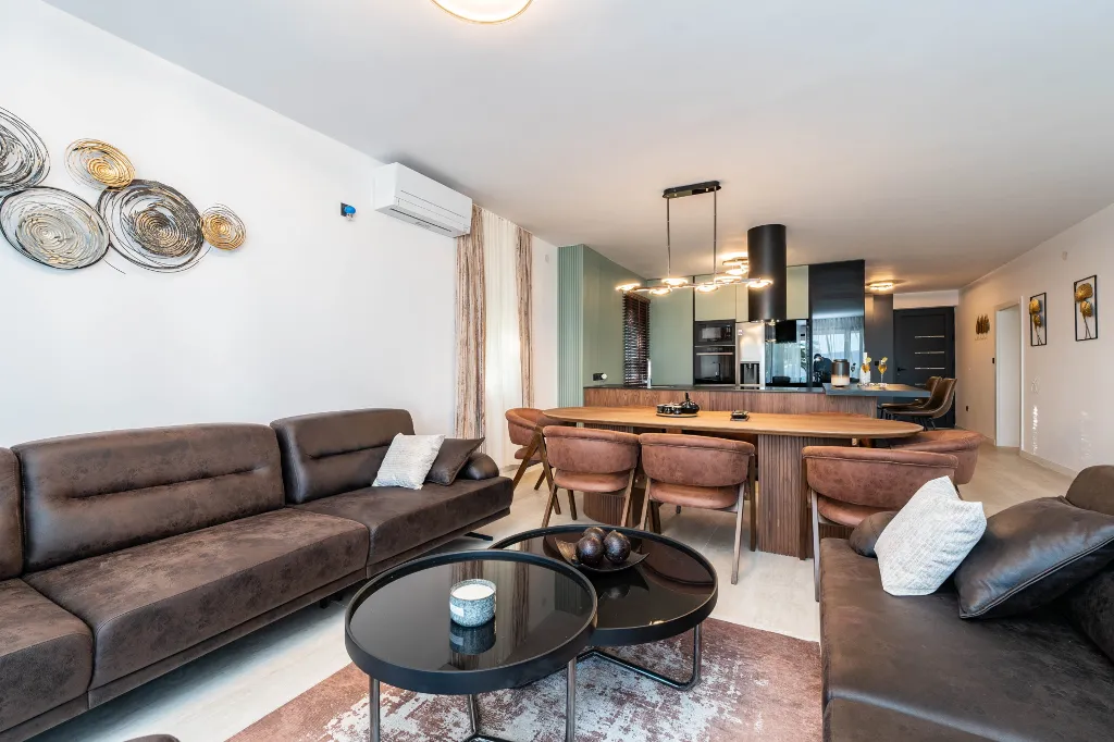 Beachfront Family Villa with Pool in Sukošan