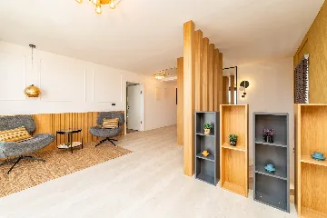 Beachfront Family Villa with Pool in Sukošan