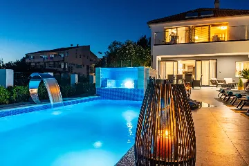 Beachfront Family Villa with Pool in Sukošan