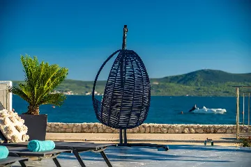 Beachfront Family Villa with Pool in Sukošan