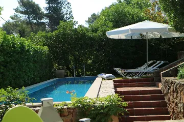 Seaside Villa Retreat with Pool in Jelsa