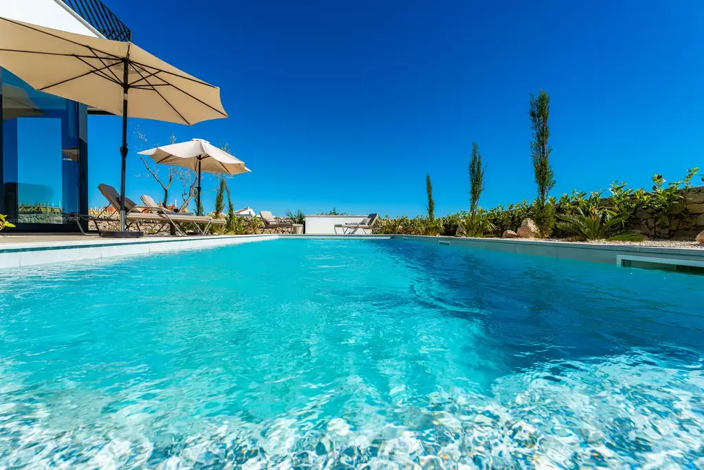 Modern Family Villa with Pool in Vodice