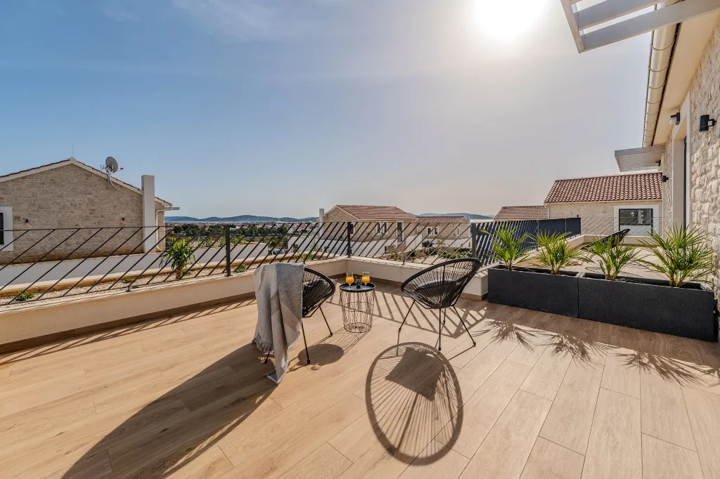 Contemporary Villa Retreat with Pool in Vodice