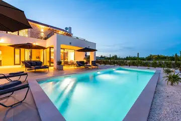 Contemporary Villa Retreat with Pool in Vodice